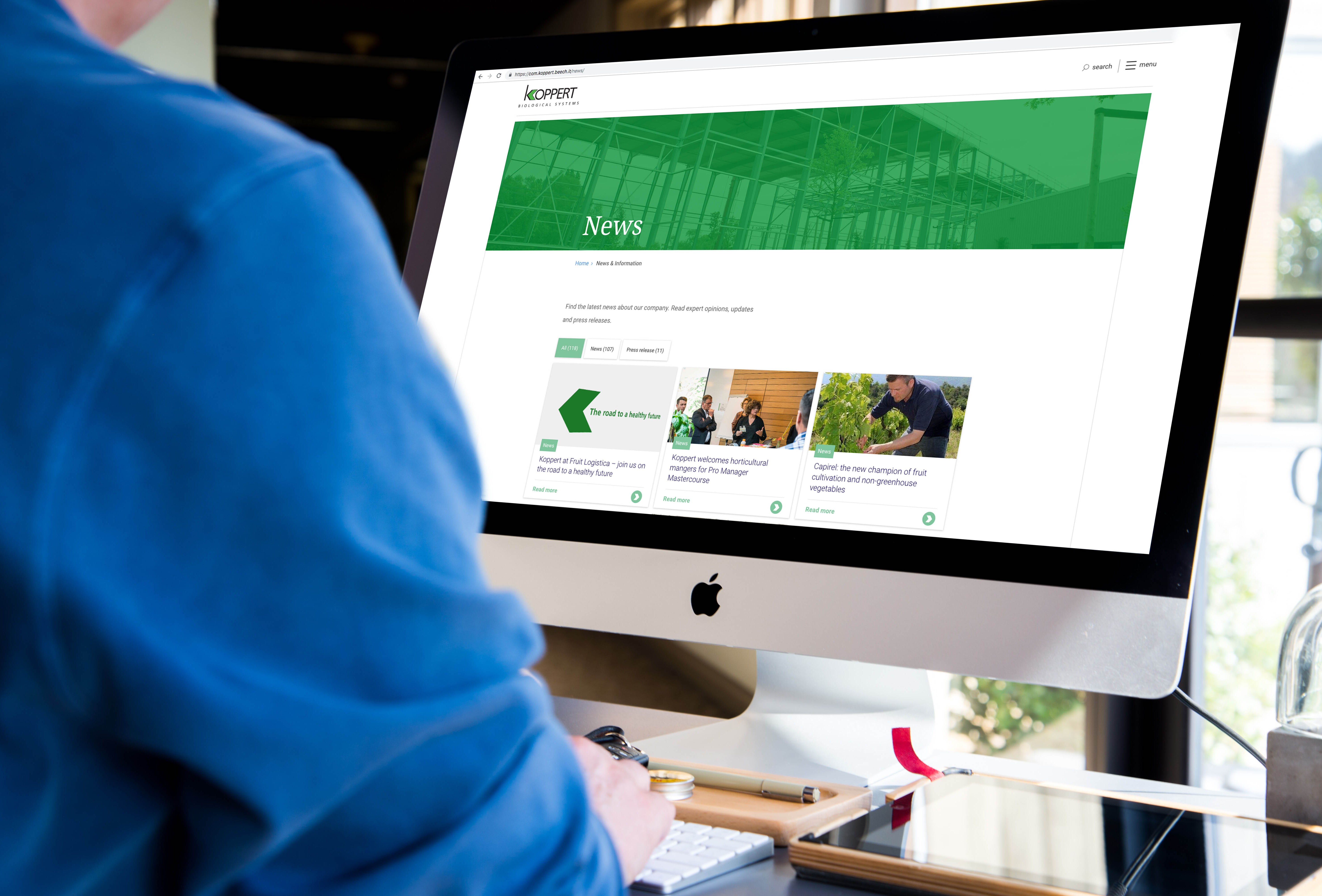 Online webshop voor Koppert België