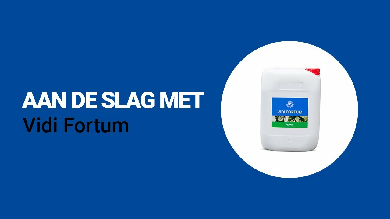 Aan de slag met Vidi Fortum van Koppert