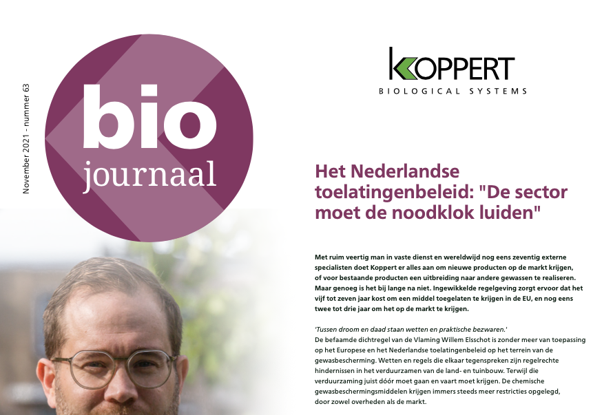 Nieuwe editie Biojournaal online beschikbaar